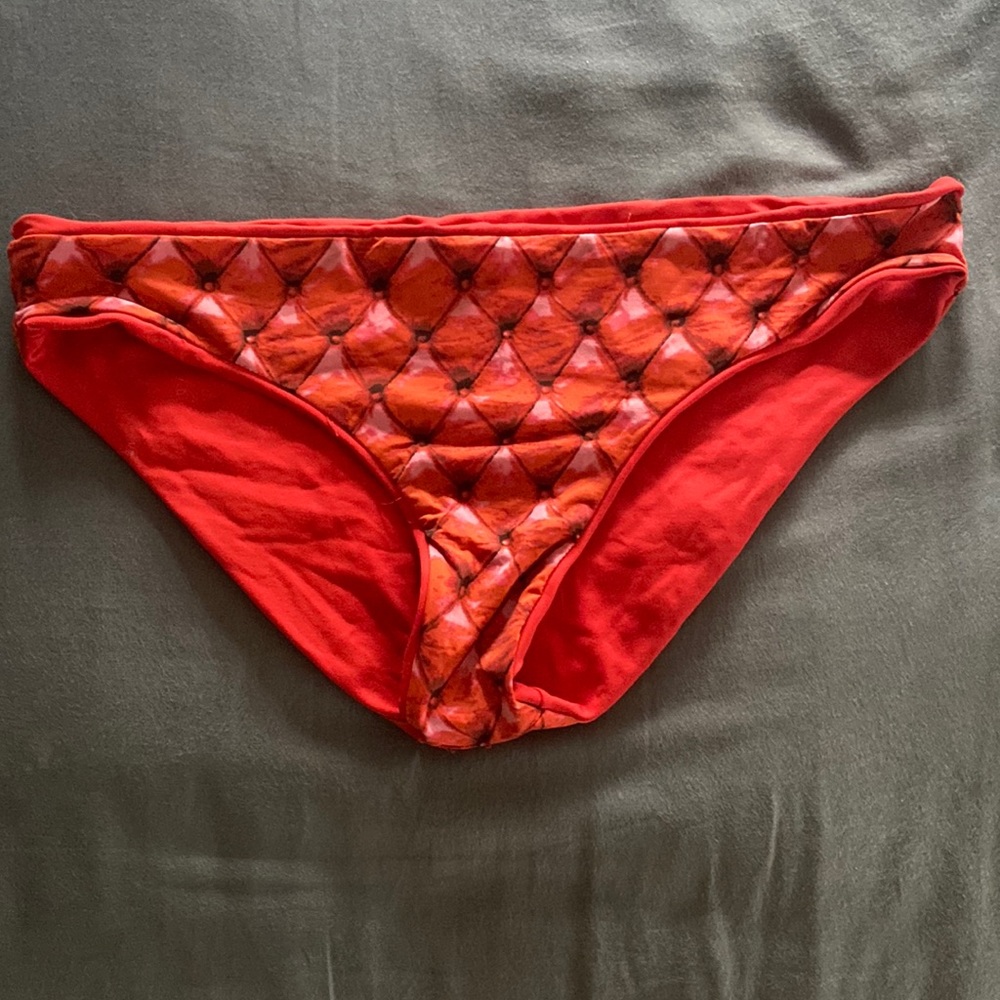 Red Reversible Maaji bikini bottom